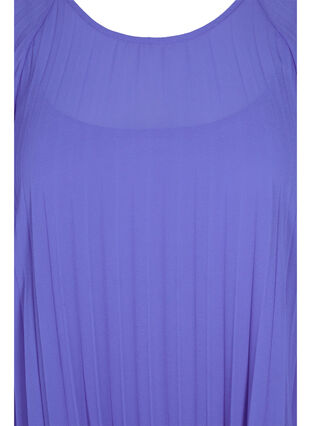 Kjole med 2/4-ermer og A-form, Dazzling Blue, Packshot image number 2