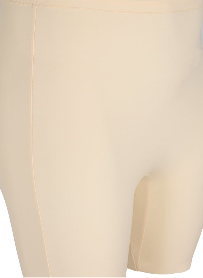 Light shapewear shorts med h&oslash;yt liv, Beige, Packshot image number 2