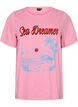 T-skjorte med trykk, Rosa, Packshot image number 0