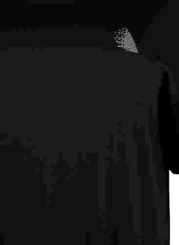 Treningsgenser med korte ermer, Black, Packshot image number 2