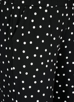 Løse bukser med 7/8 lengde, Black Dot, Packshot image number 2