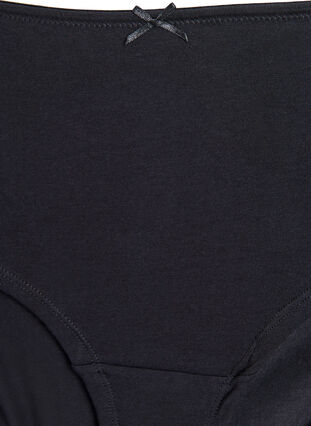Zizzi Hipster-truser med blondekant, 3 stk., Black, Packshot image number 3