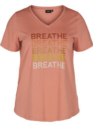 T-skjorte med trykk, Canyon Rose BREATHE 