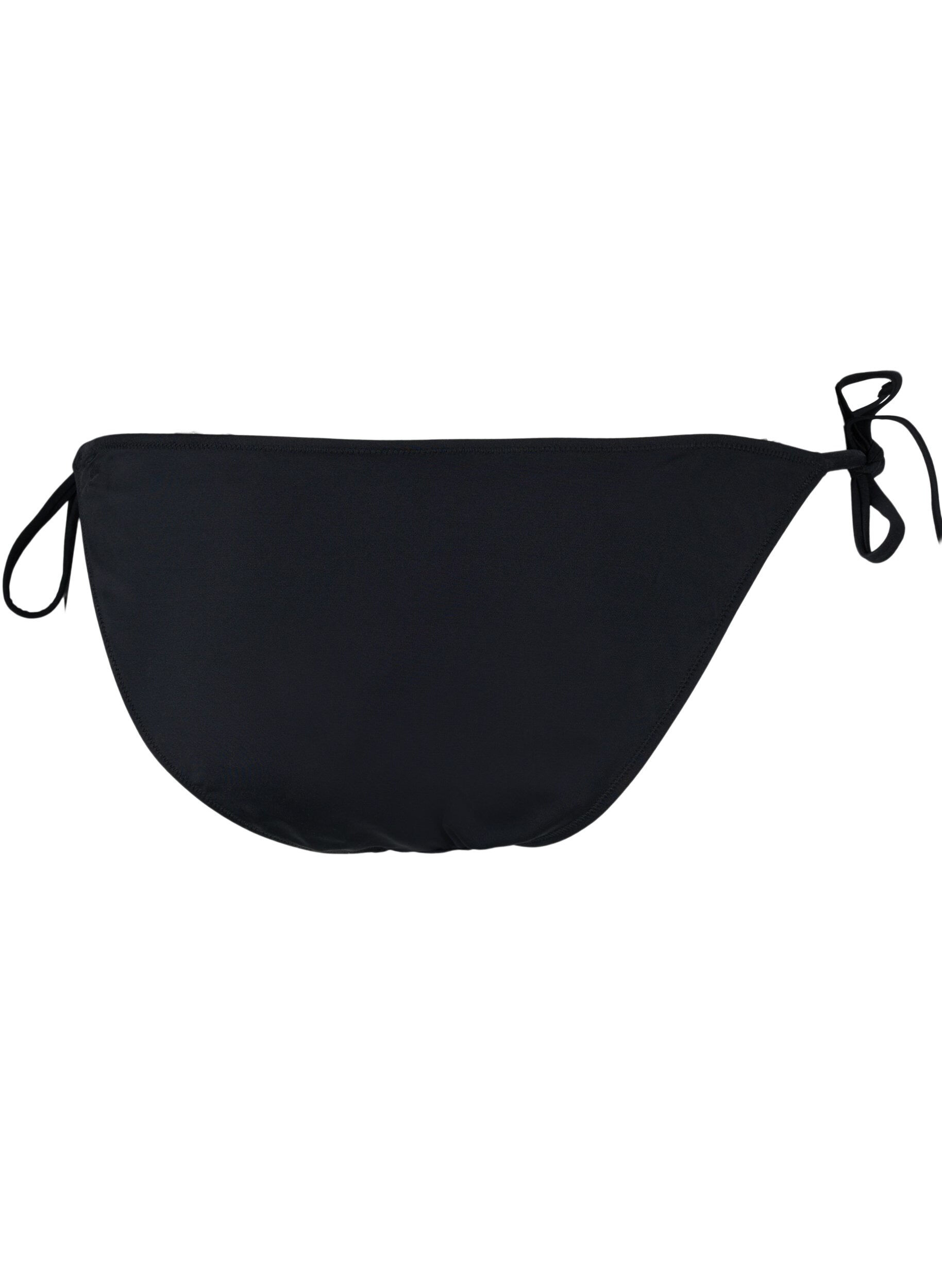 Zizzi Bikinitruse med knyting, Black, Packshot image number 1