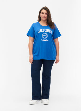 FLASH - T-skjorte med motiv, Strong Blue, Model image number 2