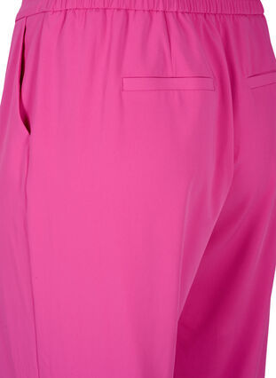 Zizzi Klassisk bukse med lommer, Festival Fuchsia, Packshot image number 3