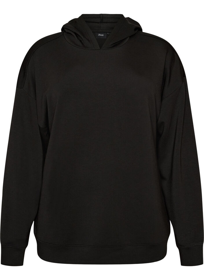 Jersey hettegenser, Svart, Packshot image number 0