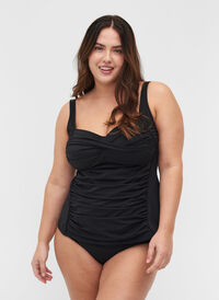 Tankini med draperinger, Black, Model