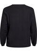 Cardigan med runde knapper, Svart, Packshot image number 1