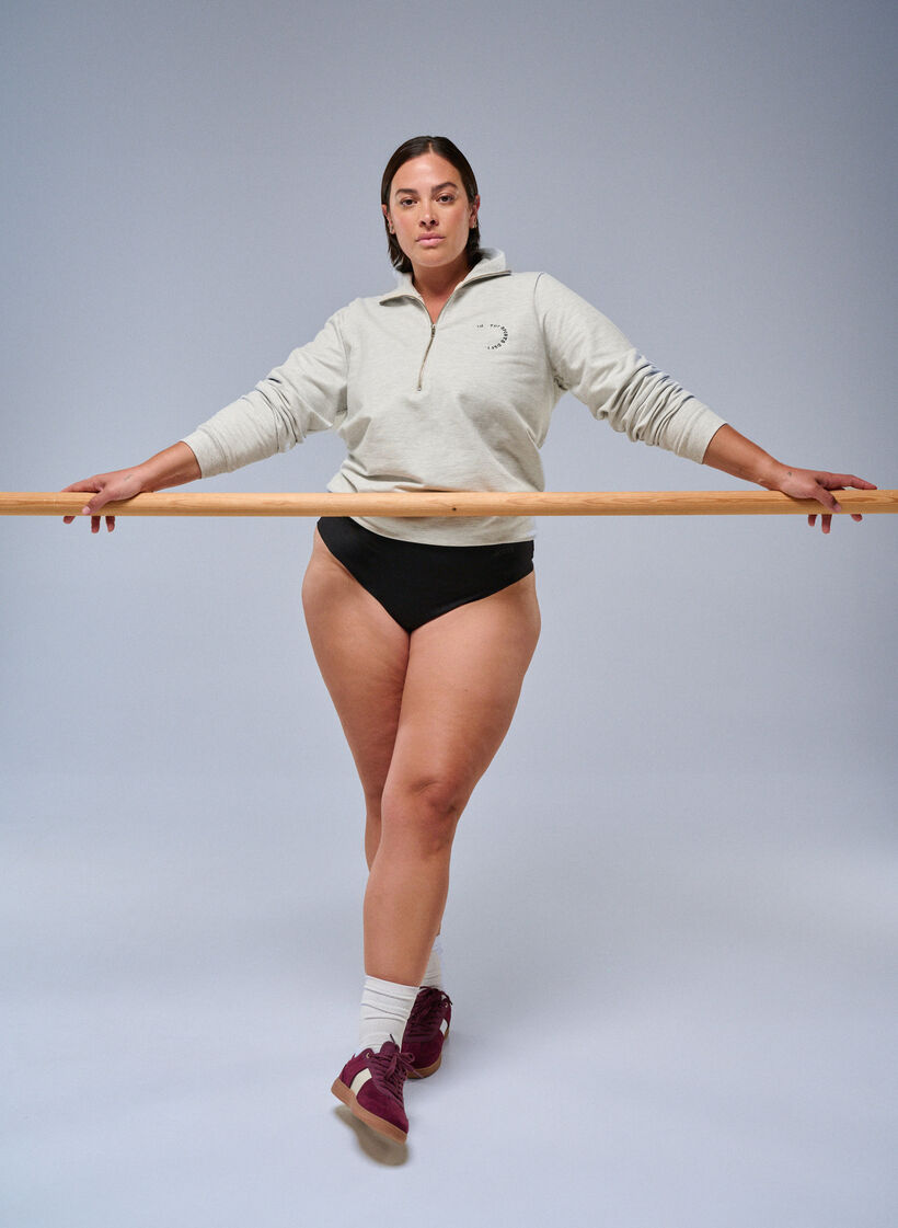 2-pakning usynlige G-streng treningstruser, Svart, Image image number 0