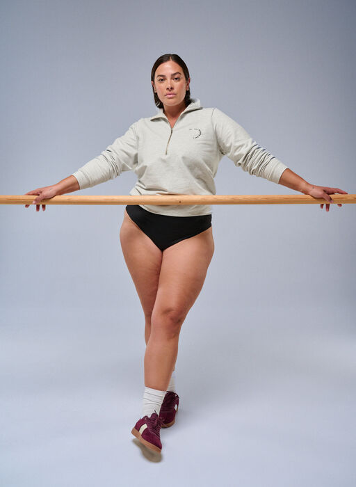 2-pakning usynlige G-streng treningstruser, Svart 2-pakning usynlige G-streng treningstruser