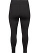 Cropped basis treningsleggings, Black, Packshot image number 1