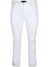Slim fit Emily jeans med normal høyde i livet, White