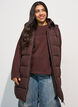 Lang vest med hette og lommer, Brun, Model image number 2