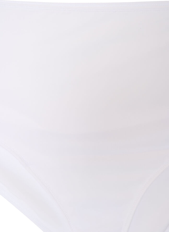 Microfibertruser med innerlomme, Hvit, Packshot image number 2