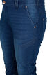 Slim fit caprijeans med lommer, Blå, Packshot image number 2