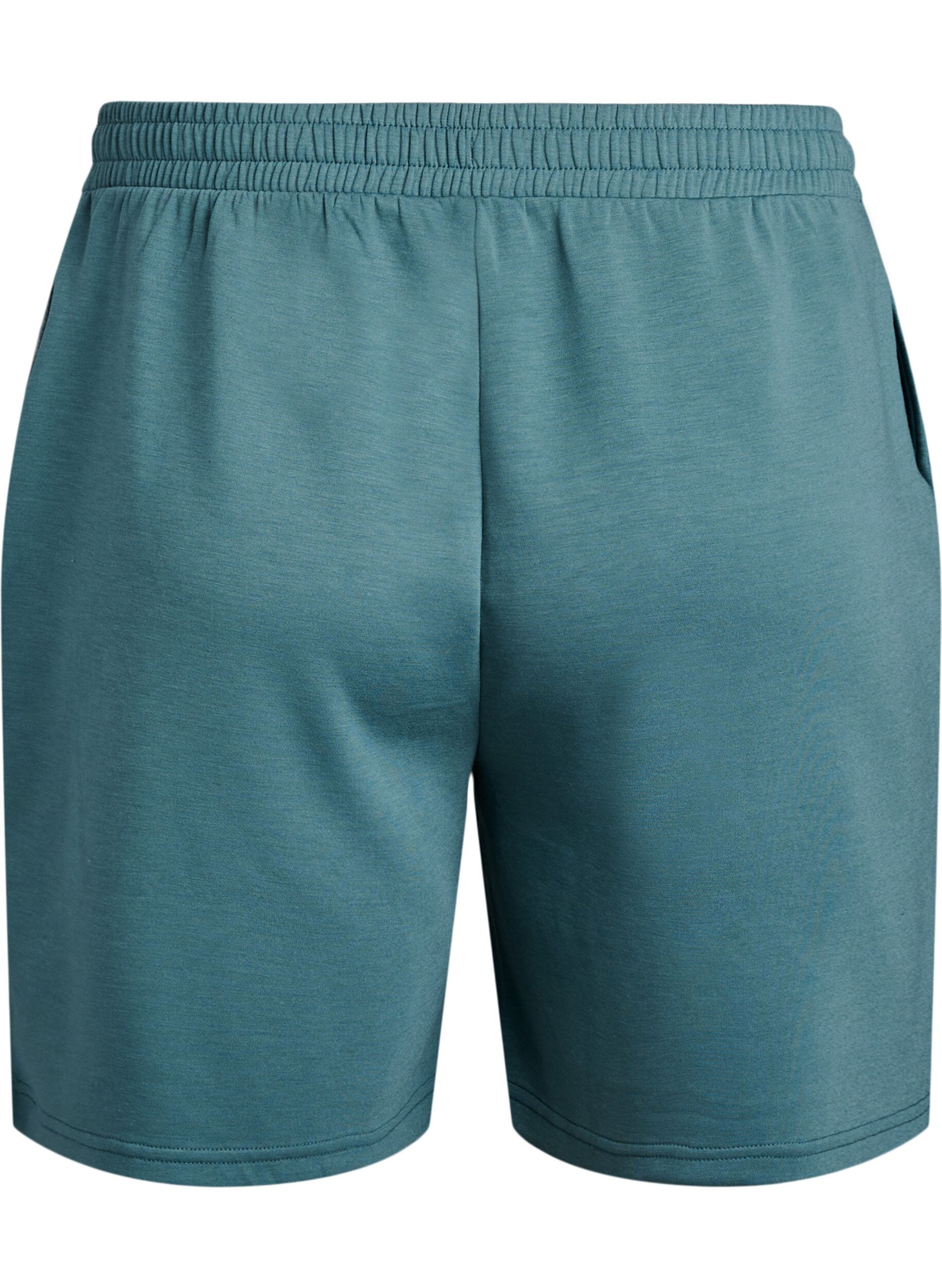 Zizzi Shorts laget av en modal-miks med lommer, Gr&oslash;nn, Packshot image number 1
