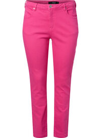 Emily jeans med normal høyde i livet og slim fit