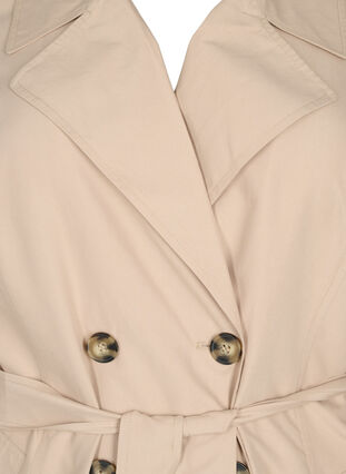 Trenchcoat med belte og lommer, Nomad, Packshot image number 2