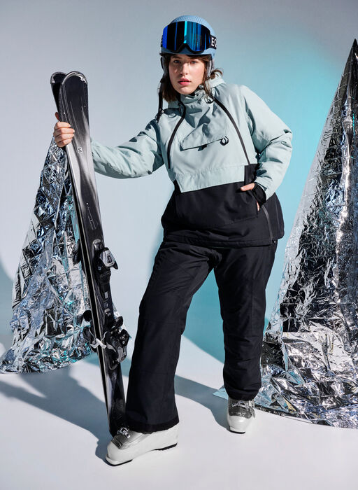Skibukser med justerbar midje, Black, Image image number 0