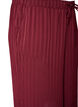 Bukser med teksturerte striper og straight fit, R&oslash;d, Packshot image number 2