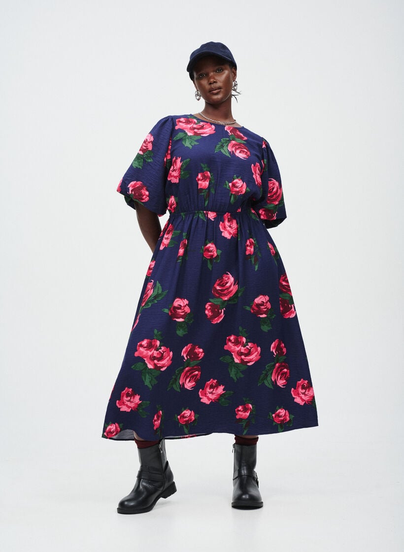 Kjole med roser, , Model