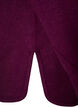 Strikket bluse med rund hals og strikket m&oslash;nster, R&oslash;d, Packshot image number 3