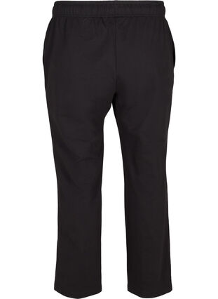Bukser med vidde og lommer, Black, Packshot image number 1
