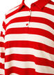 Langermet poloskjorte med striper, Rød, Packshot image number 2