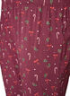 Pyjamasbukser med trykk, M&oslash;rk Bordeaux, Packshot image number 2