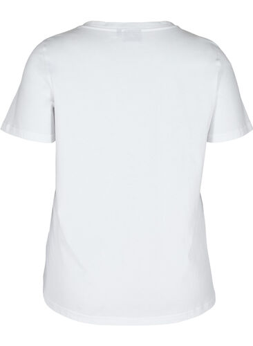 T-skjorte med trykk, Bright White TRAVEL, Packshot image number 1