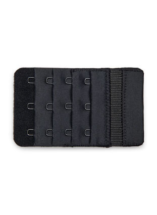 Zizzi Bh-forlenger med tre kroker, Svart, Packshot image number 0