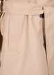 Kort trenchcoat med belte, Beige, Packshot image number 2