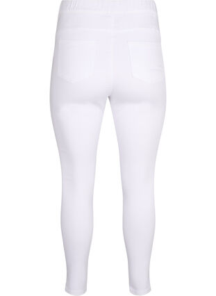 Zizzi Jeggings med høy midje, Hvit, Packshot image number 1