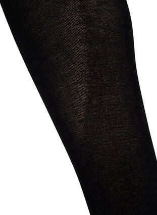 Zizzi 150 denier strømpebukser med kasjmir og viskose, Svart, Packshot image number 2