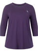 Treningsgenser med 3/4-ermer, Lilla, Packshot image number 0