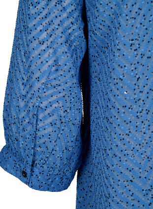 Skjortekjole med prikker, 3/4-ermer og splitt, Riverside Dot, Packshot image number 4