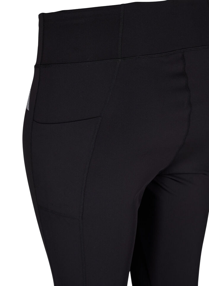 CORE, POCKET TIGHTS - Treningstights med sidelomme, Black, Packshot image number 3