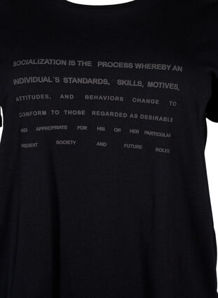 T-skjorte med tekstmotiv, Black W. Black, Packshot image number 2