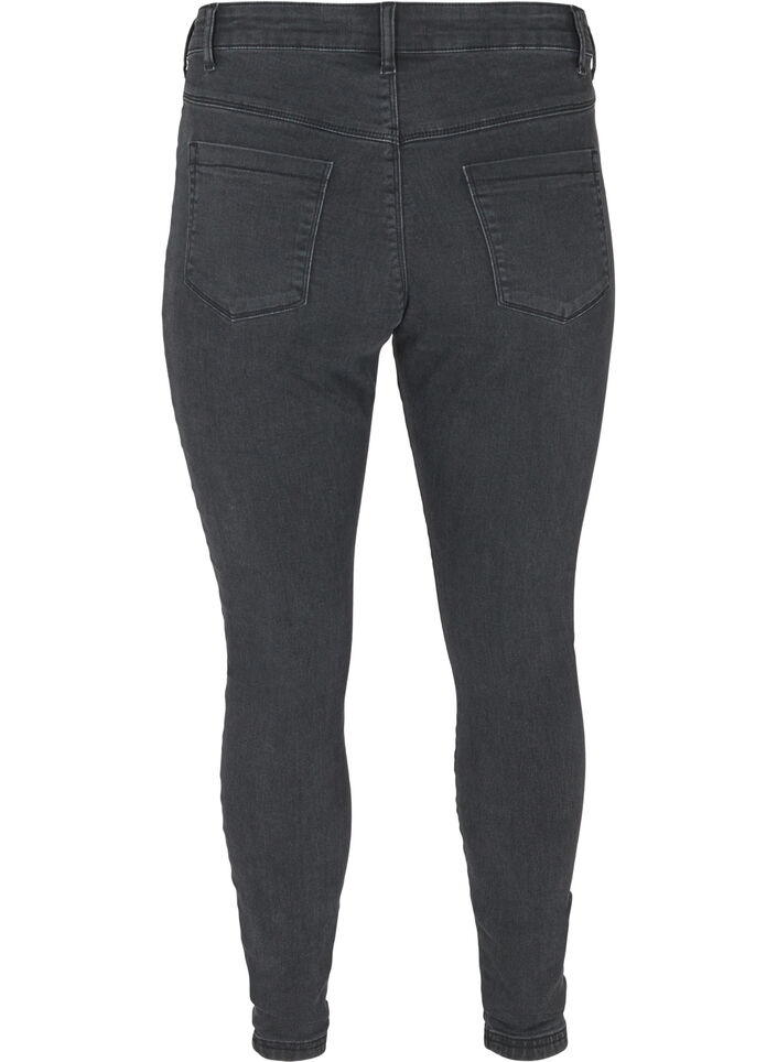 Jeggings i bomullsblanding, Grey Denim, Packshot image number 1