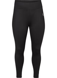 Cropped basis treningsleggings, Svart