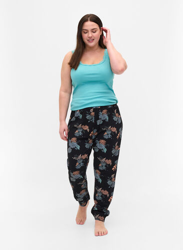 Topp med blondekant, Aqua Sea, Model image number 2