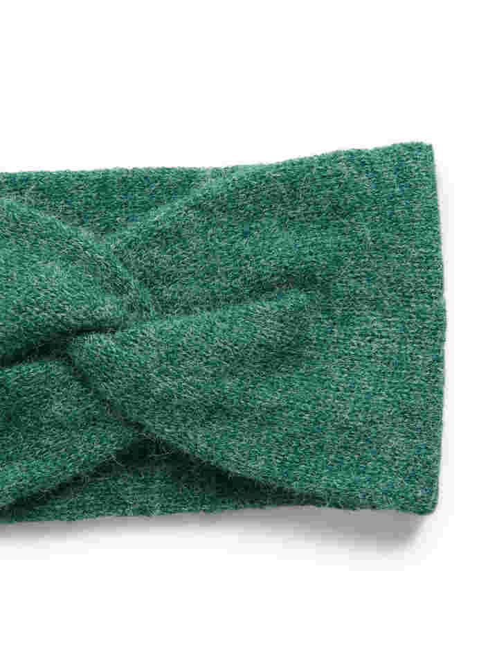 Strikket pannebånd, Evergreen Melange, Packshot image number 2