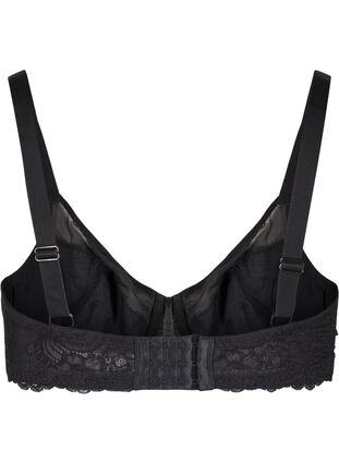 Zizzi Blonde-BH med mesh, Black, Packshot image number 1