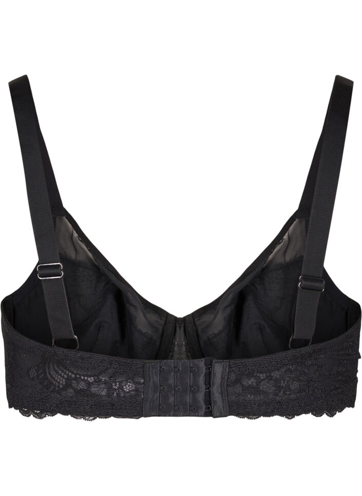 Blonde-BH med mesh, Black, Packshot image number 1