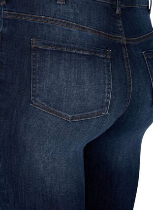 Zizzi Supersmale jeans med høy midje, Dark Blue, Packshot image number 3