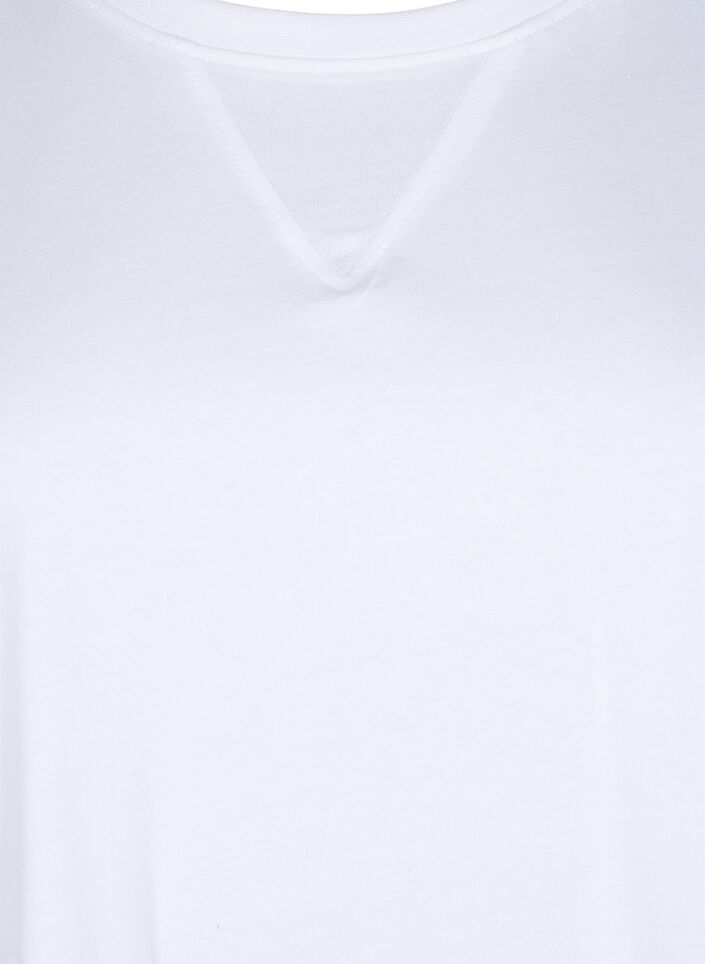 Boxy T-skjorte i organisk bomull, Bright White, Packshot
