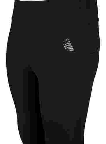 CORE, POCKET TIGHTS - Treningstights med sidelomme, Black, Packshot image number 2