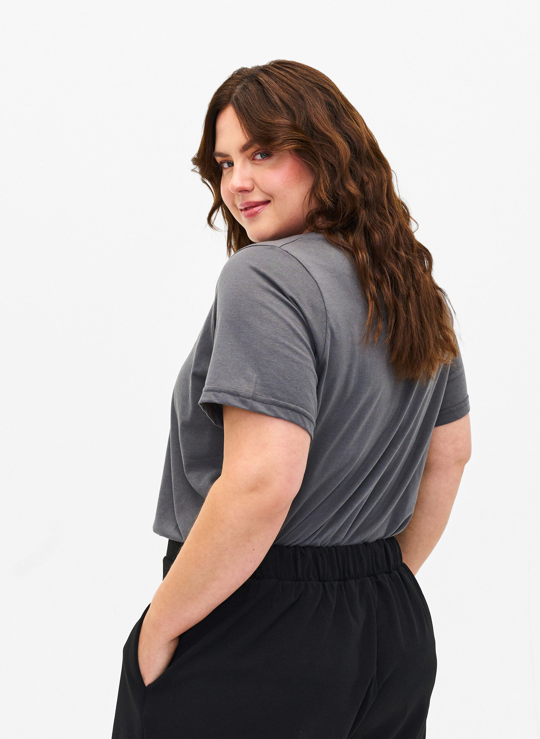 Zizzi FLASH - T-skjorte med motiv, Iron Gate Chicago, Model image number 1