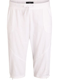 Capribukser i bomull, Bright White
